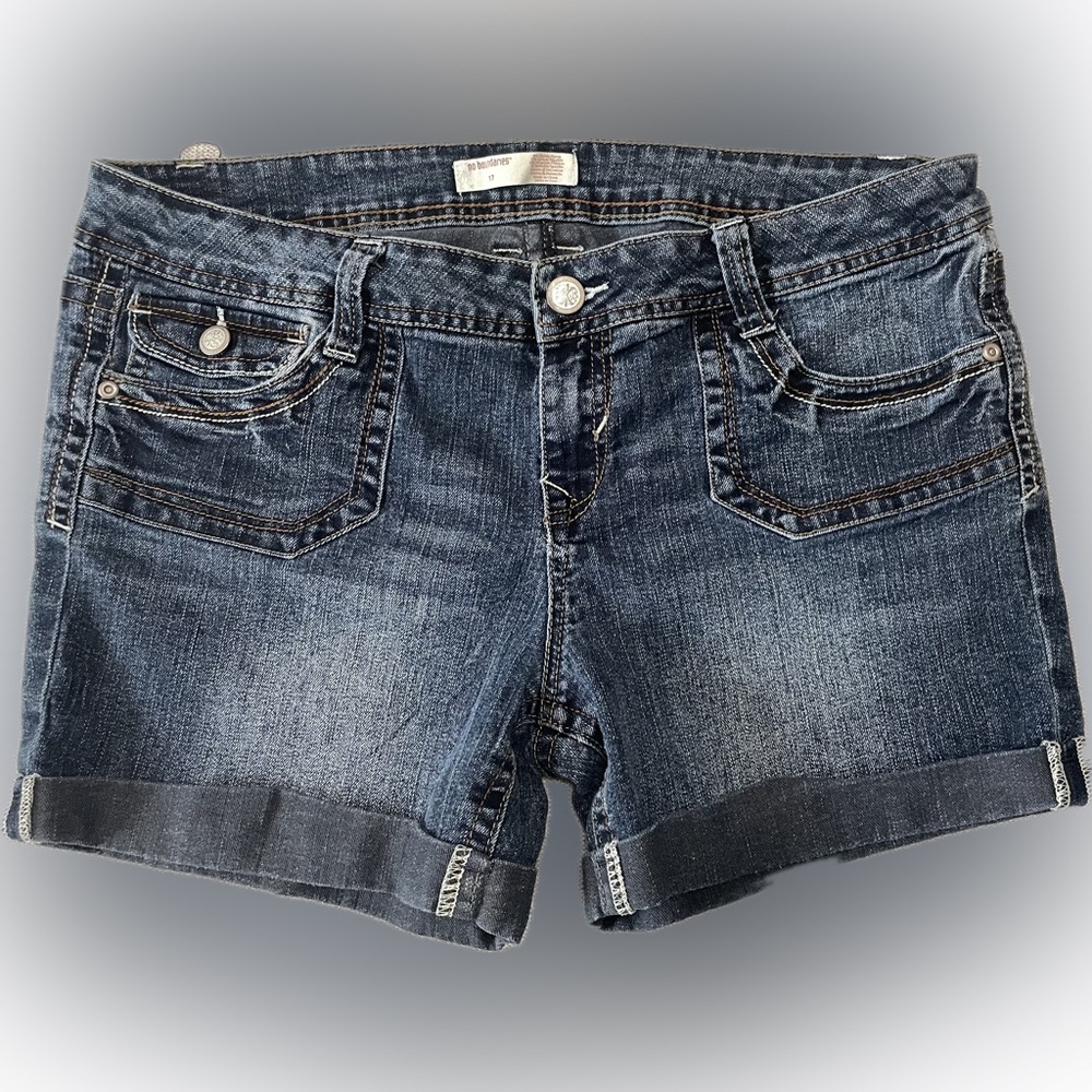 Women's Blue Denim Shorts